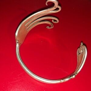 Sterling Silver Towle bracelet fork cuff bangle